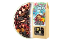 Herbata Owocowa WIŚNIE W RUMIE (KT) (50g) Rozgrzewający Prezent Na Mikołajki